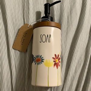 Rae Dunn Floral Soap Dispenser